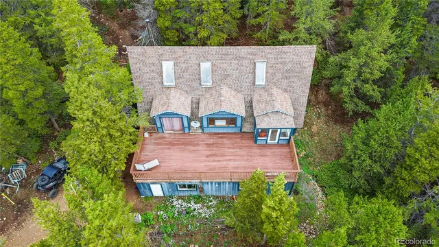 a view of outdoor space and deck