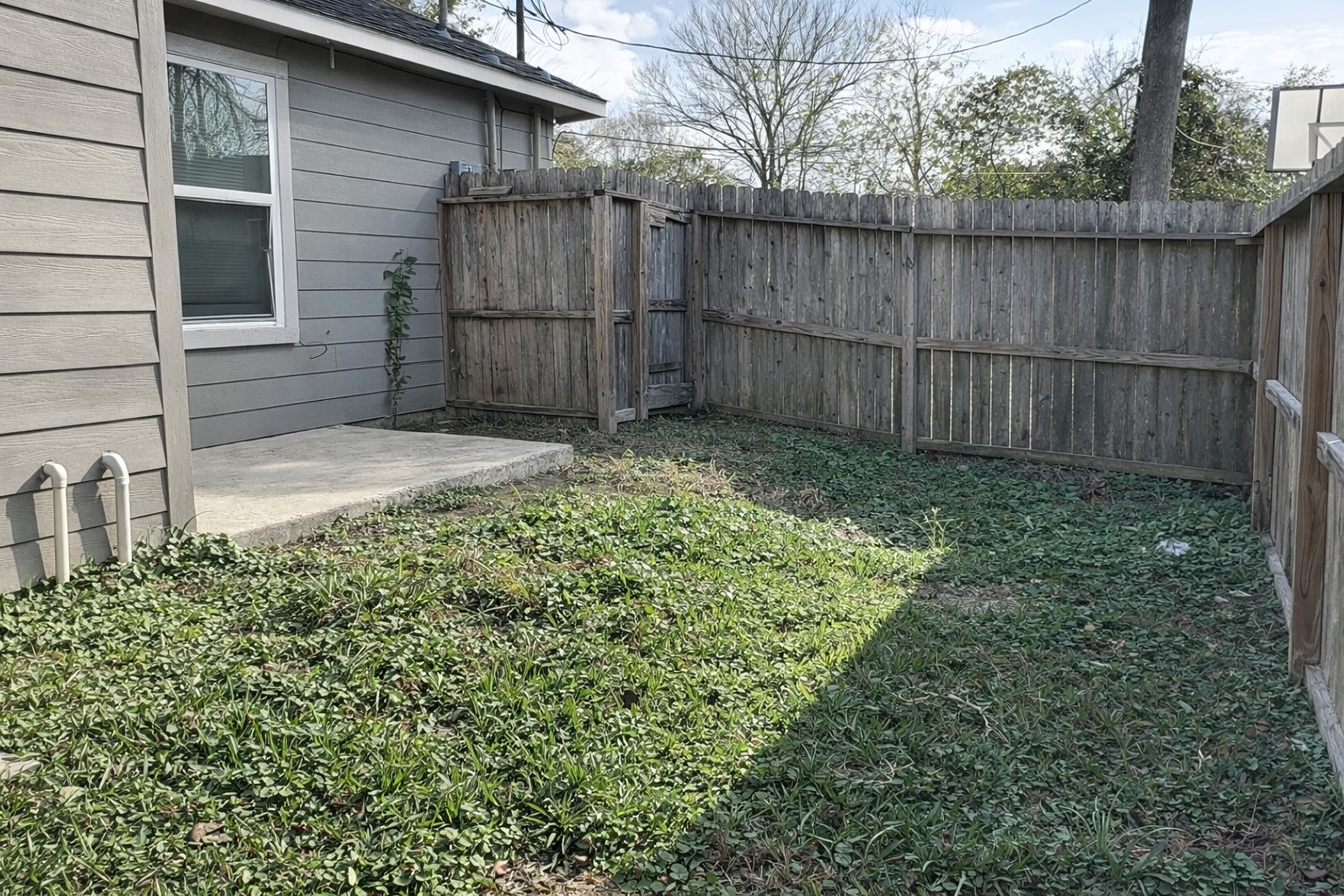 6619 Carver Road, Unit B Houston, TX 77091 - Photo 6 of 12 a backyard of a house with lots of green space