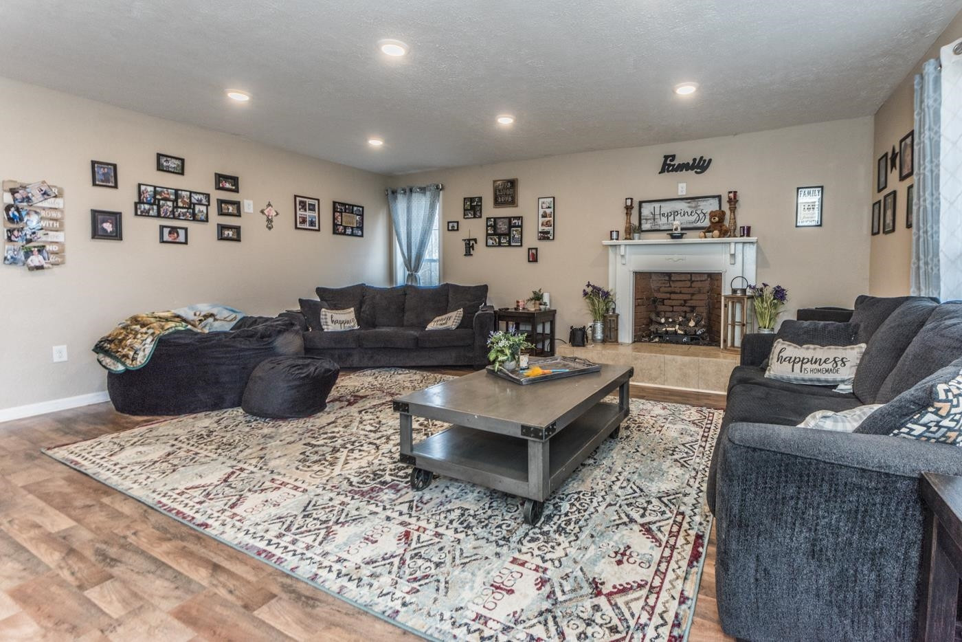 1725 Center Point Road South Reagan, TN 38368 - Photo 5 of 41 a living room with furniture or couch and a fireplace