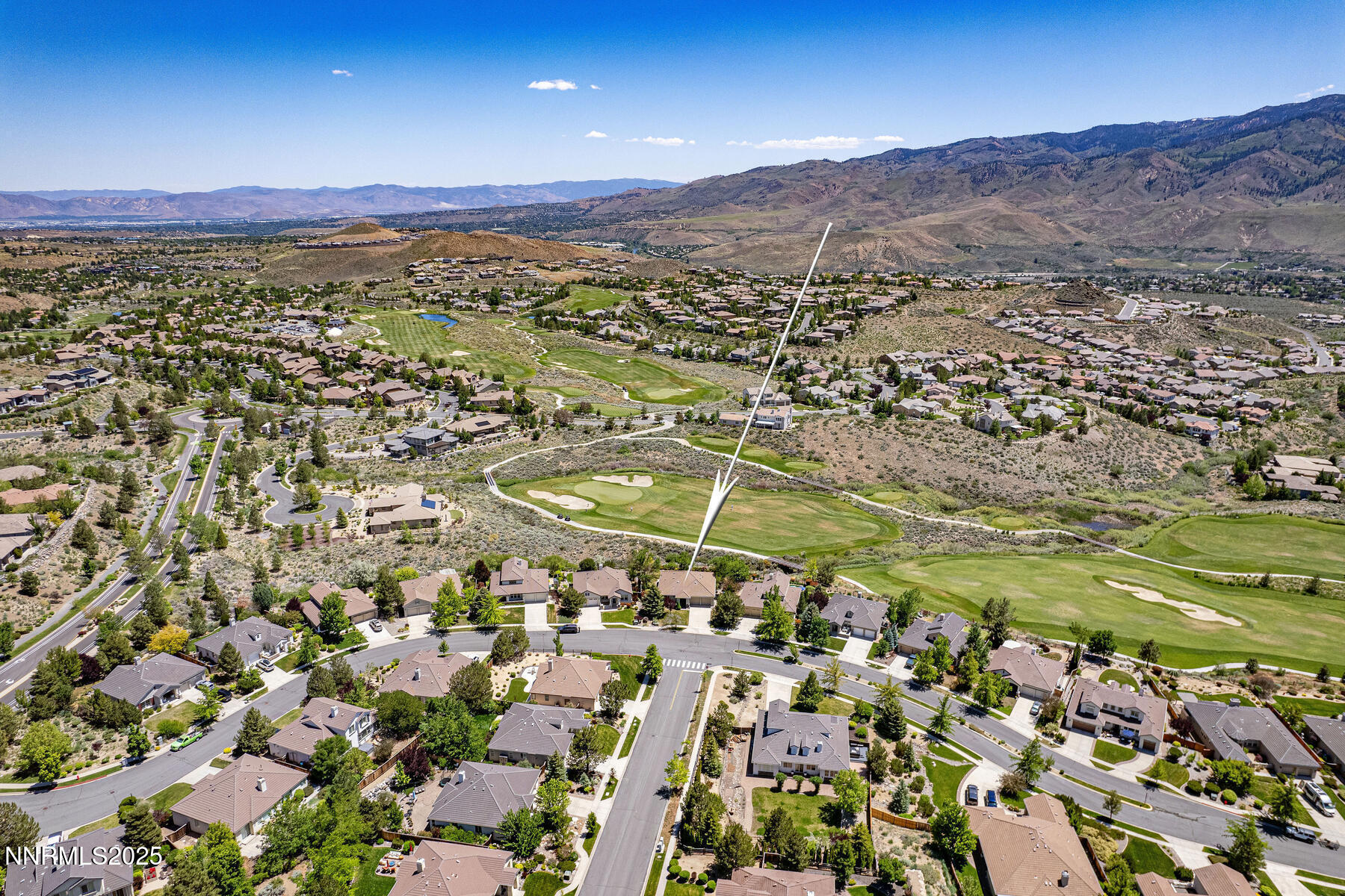 8890 Chipshot Trail Reno, NV 89523 - Photo 35 of 36 a view of a city with mountains in the background