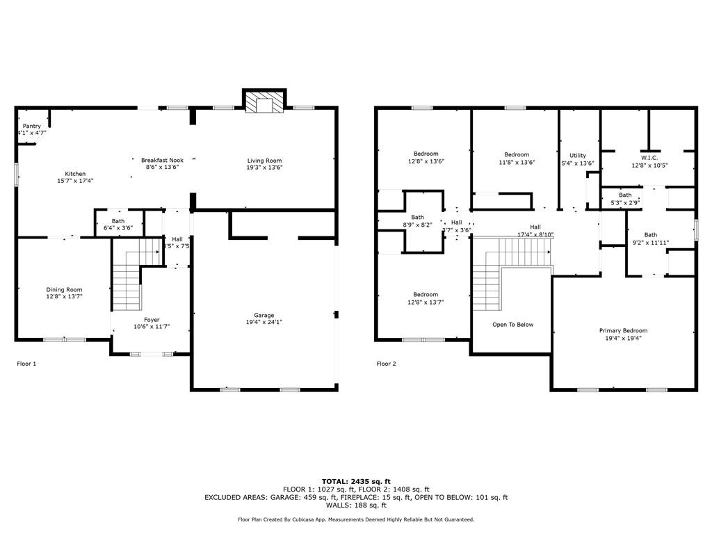 13 Four Feathers Lane Northeast Rydal, GA 30171 - Photo 49 of 51 a picture of a floor plan