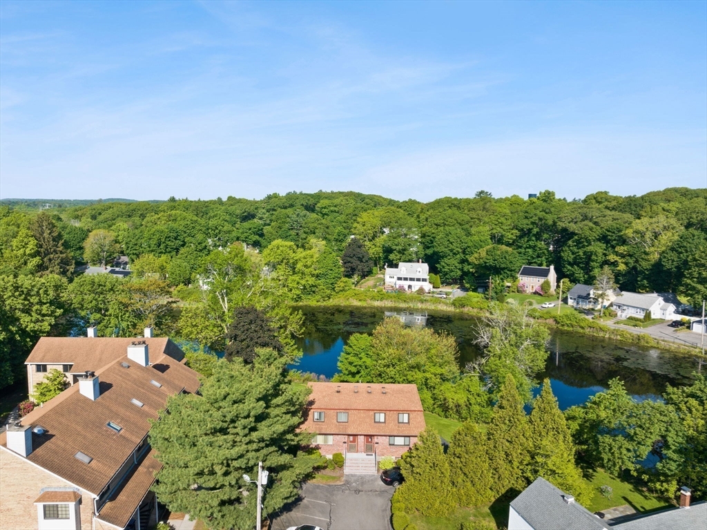 212 Washington Street, Unit 212 Canton, MA 02021 - Photo 32 of 35 an aerial view of residential house with outdoor space and lake view
