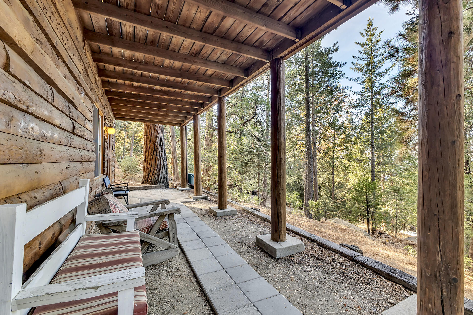 25121 Pine Cove Road Idyllwild, CA 92549 - Photo 50 of 65 a view of an outdoor space with seating area