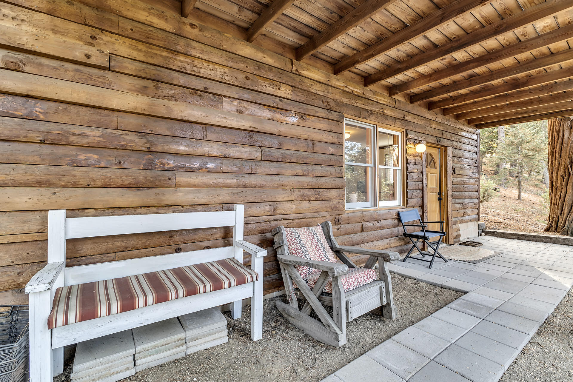 25121 Pine Cove Road Idyllwild, CA 92549 - Photo 51 of 65 a bedroom with furniture and windows