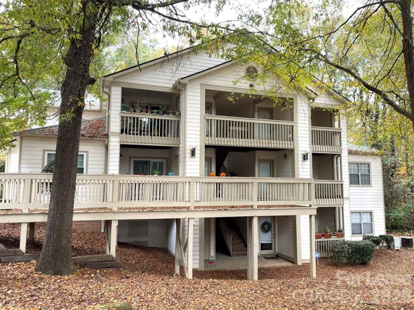 a front view of a house with balcony