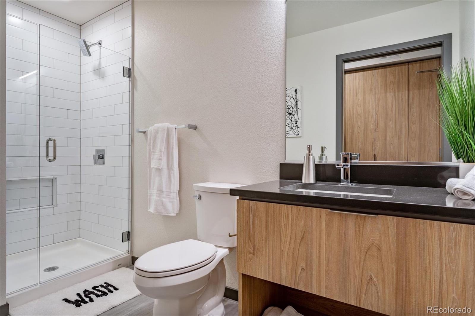 603 Inca Street, Unit 309 Denver, CO 80204 - Photo 24 of 27 a bathroom with a sink toilet and shower