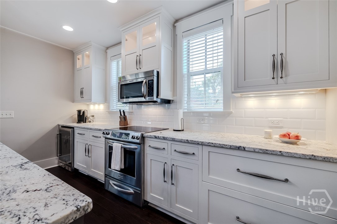 36 Oldfield Village Road Bluffton, SC 29909 - Photo 54 of 74 Wine cooler, microwave, oven/range, drawer fridge