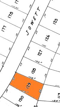 45 Jowett Street Bangor, ME 04401 - Photo 18 of 18 Cropped Survey Plan Highlighted