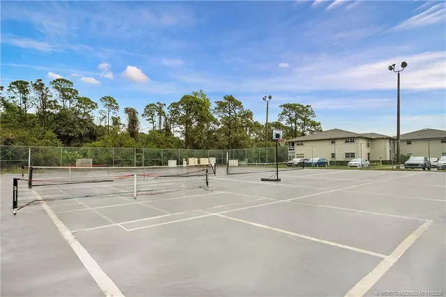 a view of a tennis court