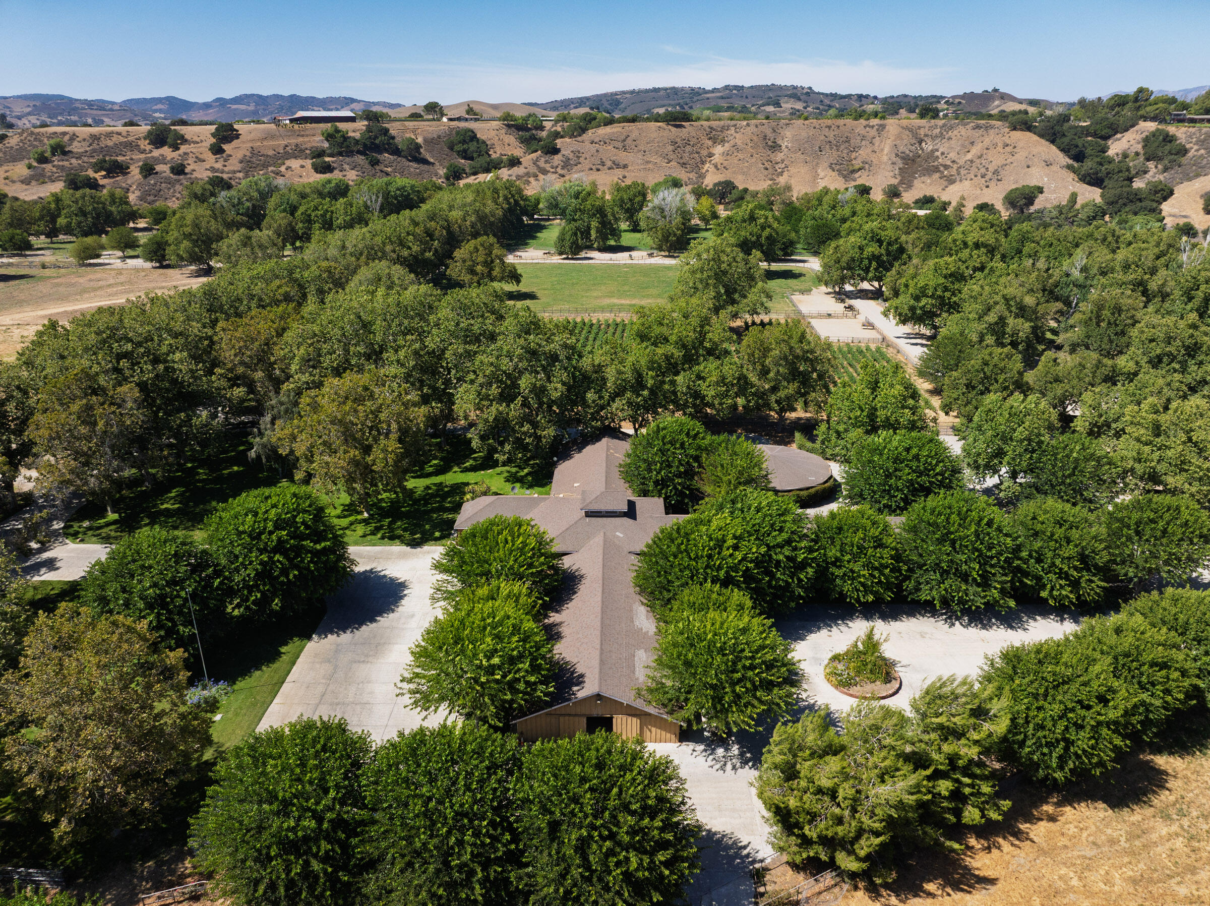 801 East Highway 246 Solvang, CA 93463 - Photo 13 of 41 an aerial view of a house with mountain view
