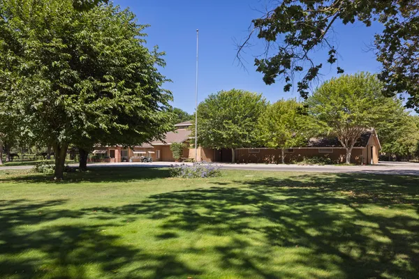 an aerial view of residential house with outdoor space