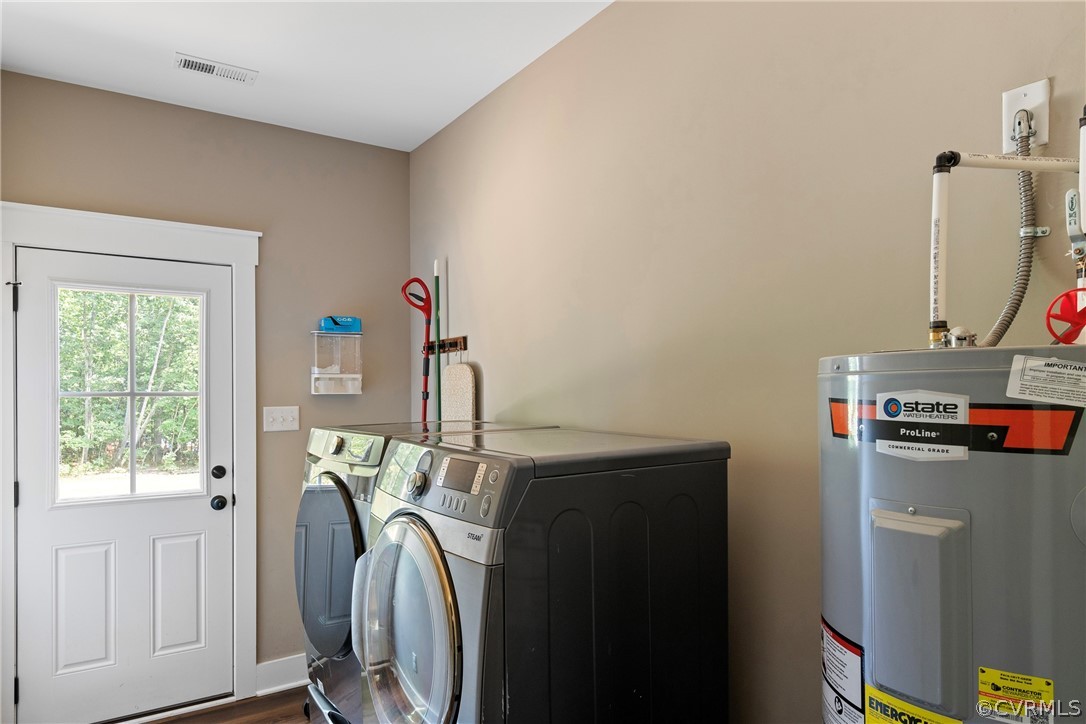 180 Goodwin Store Road Louisa, VA 23093 - Photo 23 of 27 a utility room with dryer and washer