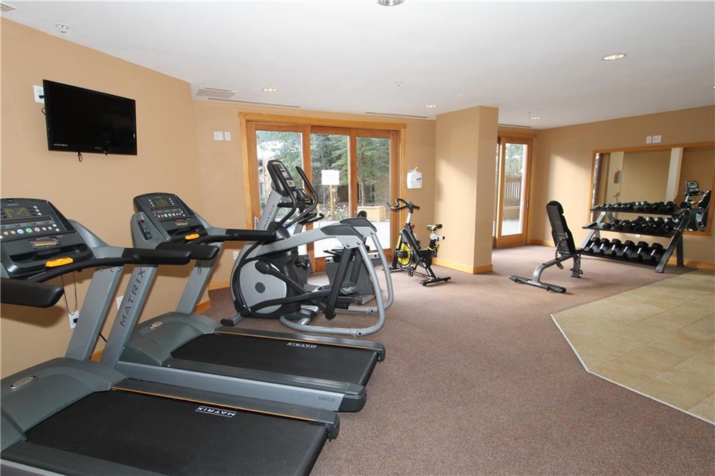 910 Copper Road, Unit 303 Copper Mountain, CO 80443 - Photo 21 of 26 a view of a room with gym equipment