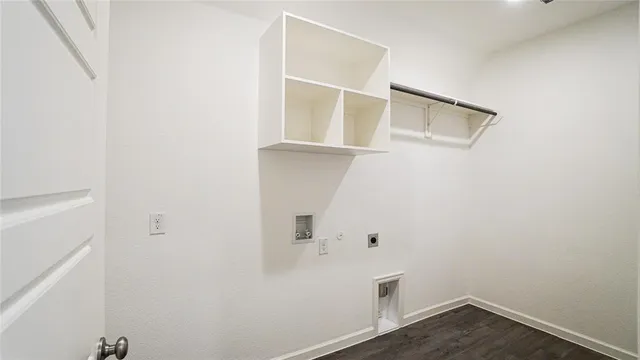 a view of a backyard with a swing