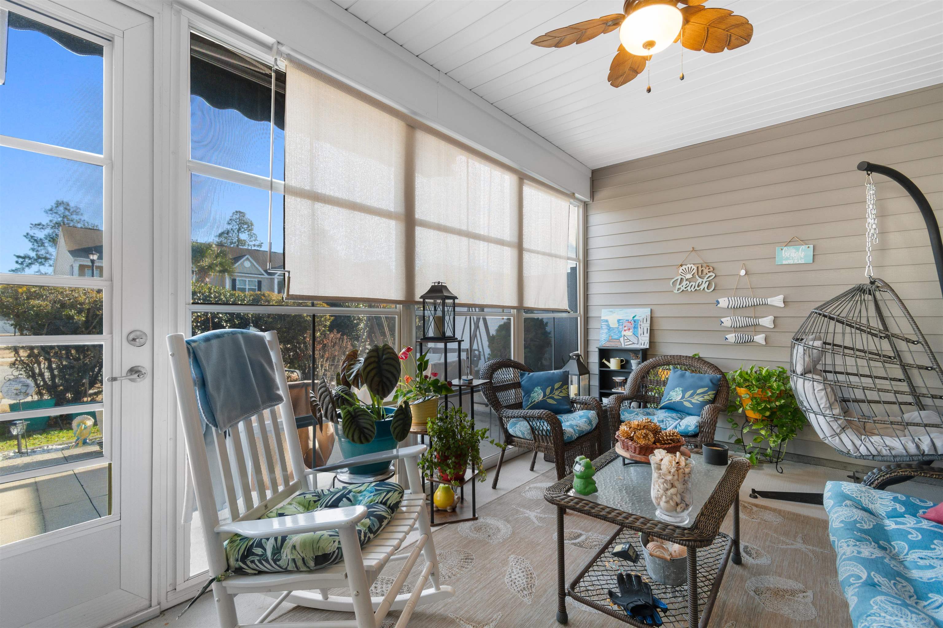 5459 Elba Way, Unit 1501 Myrtle Beach, SC 29579 - Photo 16 of 31 Bathroom with crown molding, double vanity, a stall shower, and light tile patterned floors