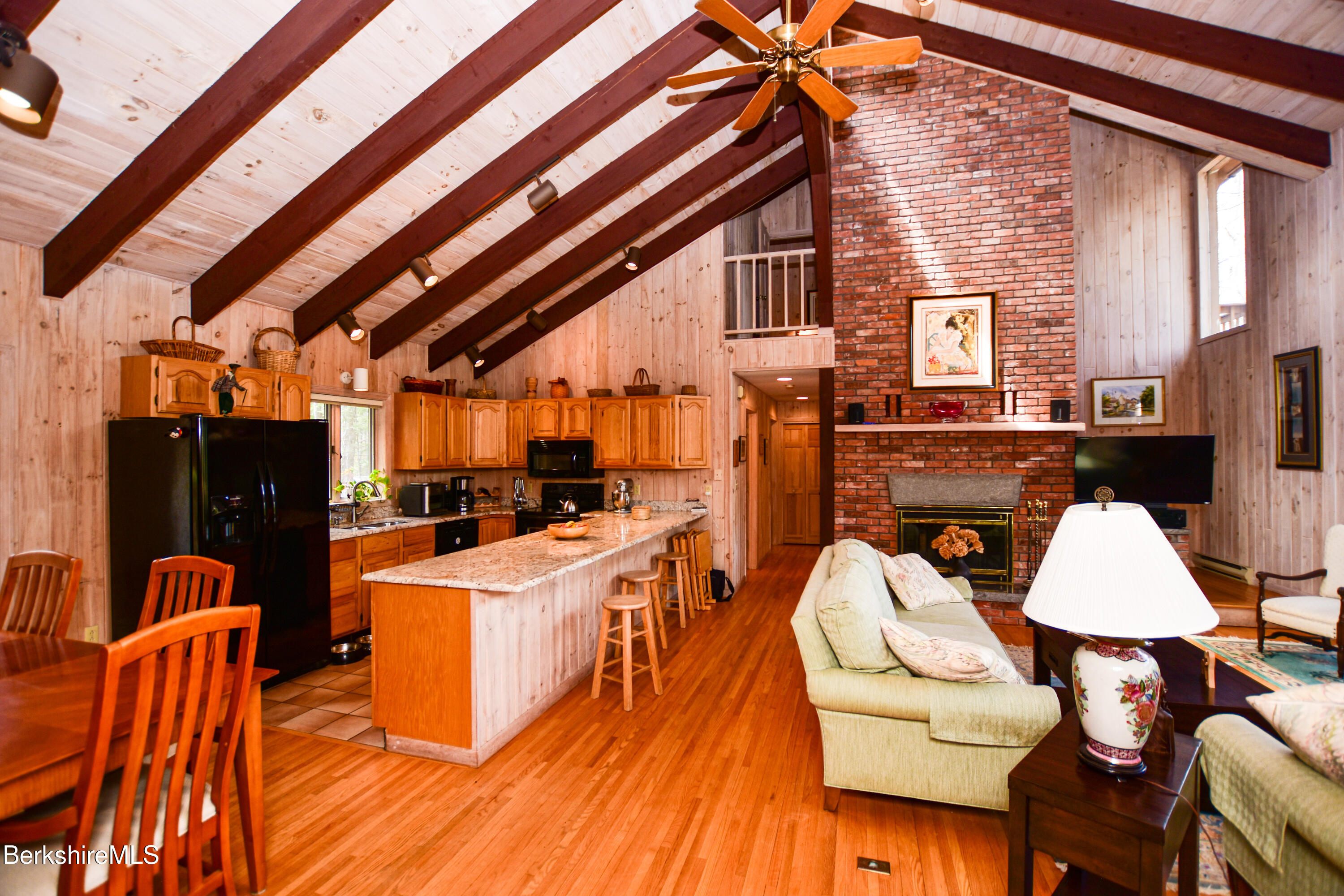 121 Hiawatha Hill Road Becket, MA 01223 - Photo 13 of 48 Kitchen to the left