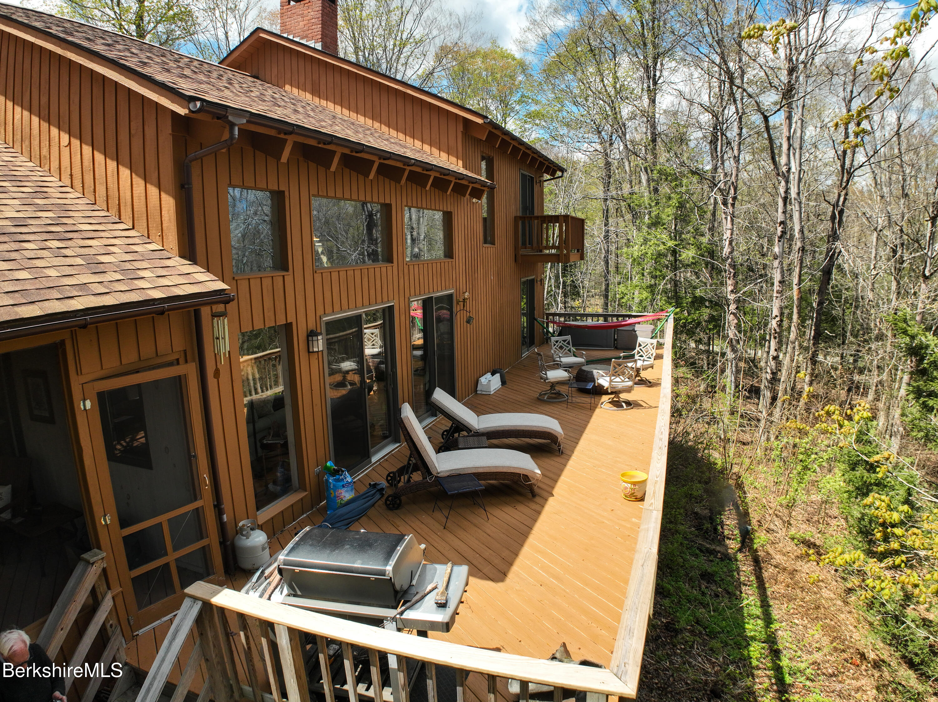 121 Hiawatha Hill Road Becket, MA 01223 - Photo 7 of 48 Back louging porch
