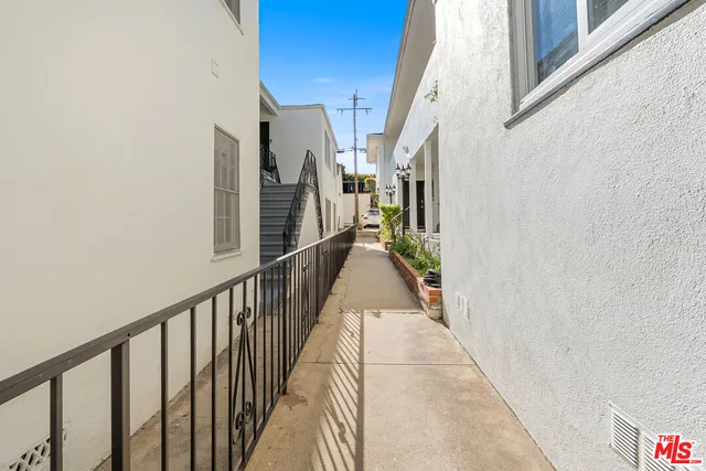 a view of a stairs and an entryway