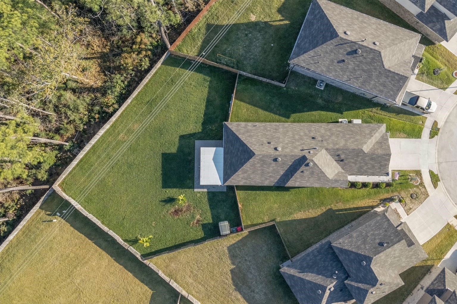 24034 Sunview Vly Drive Spring, TX 77373 - Photo 37 of 43 an aerial view of a house with a garden