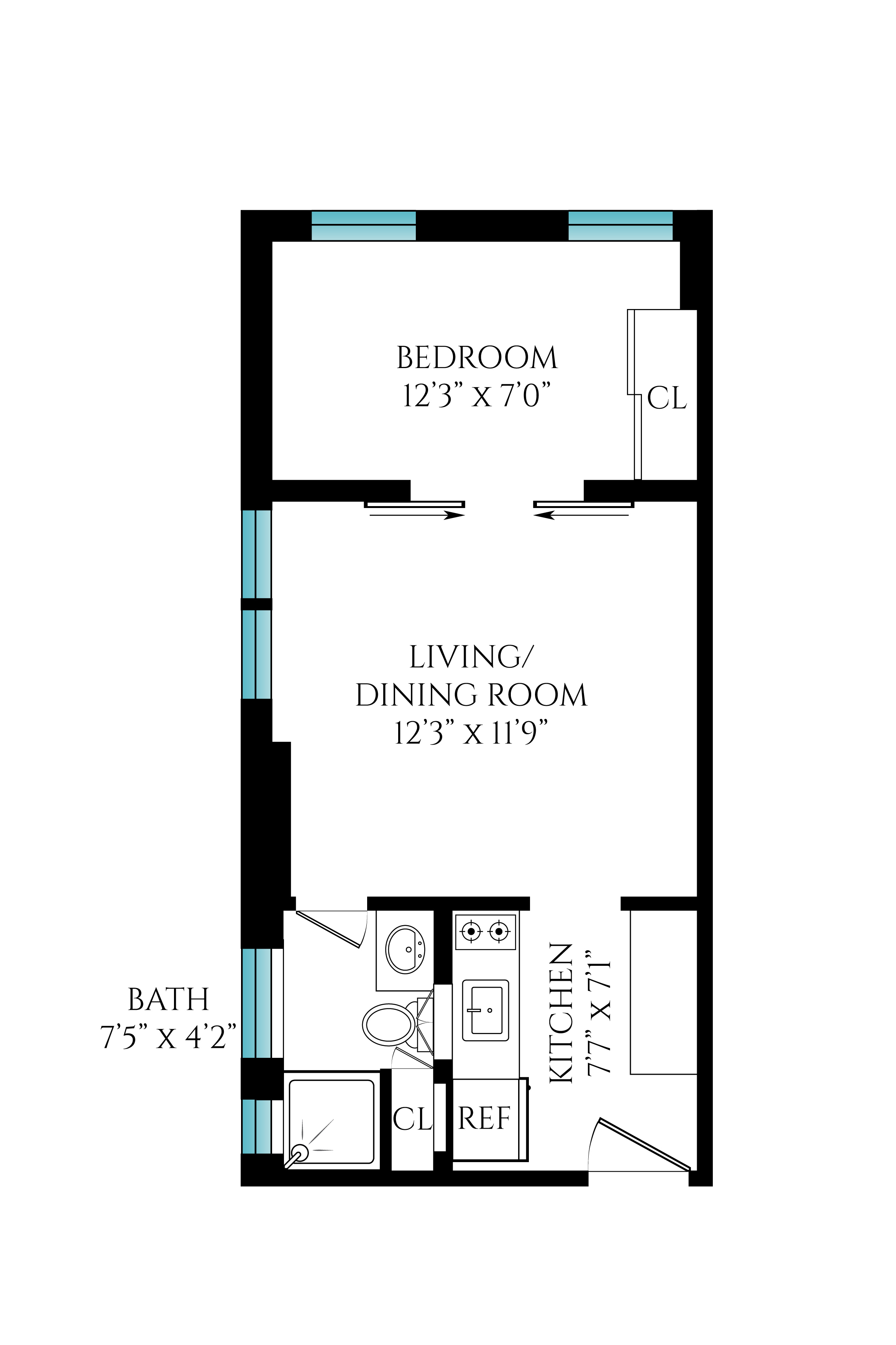 64 MacDougal Street, Unit 22 Manhattan, NY 10012 - Photo 13 of 13 a picture of a bench in front of a wall