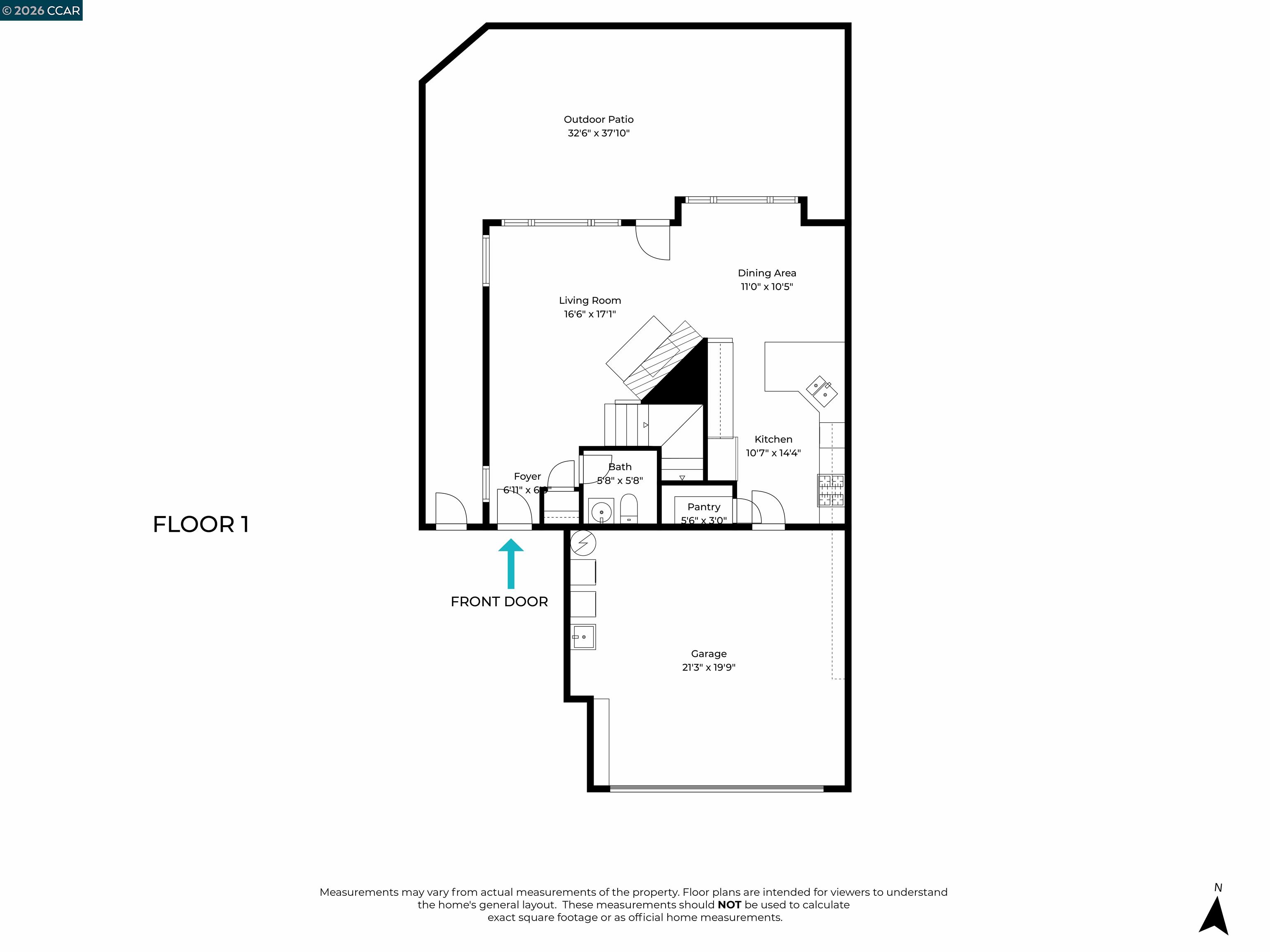7110 Briza Loop San Ramon, CA 94582 - Photo 23 of 25 a picture of floor plan