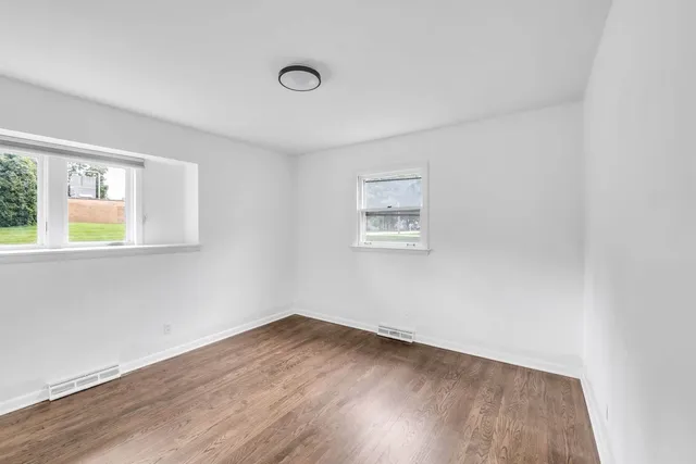wooden floor in an empty room