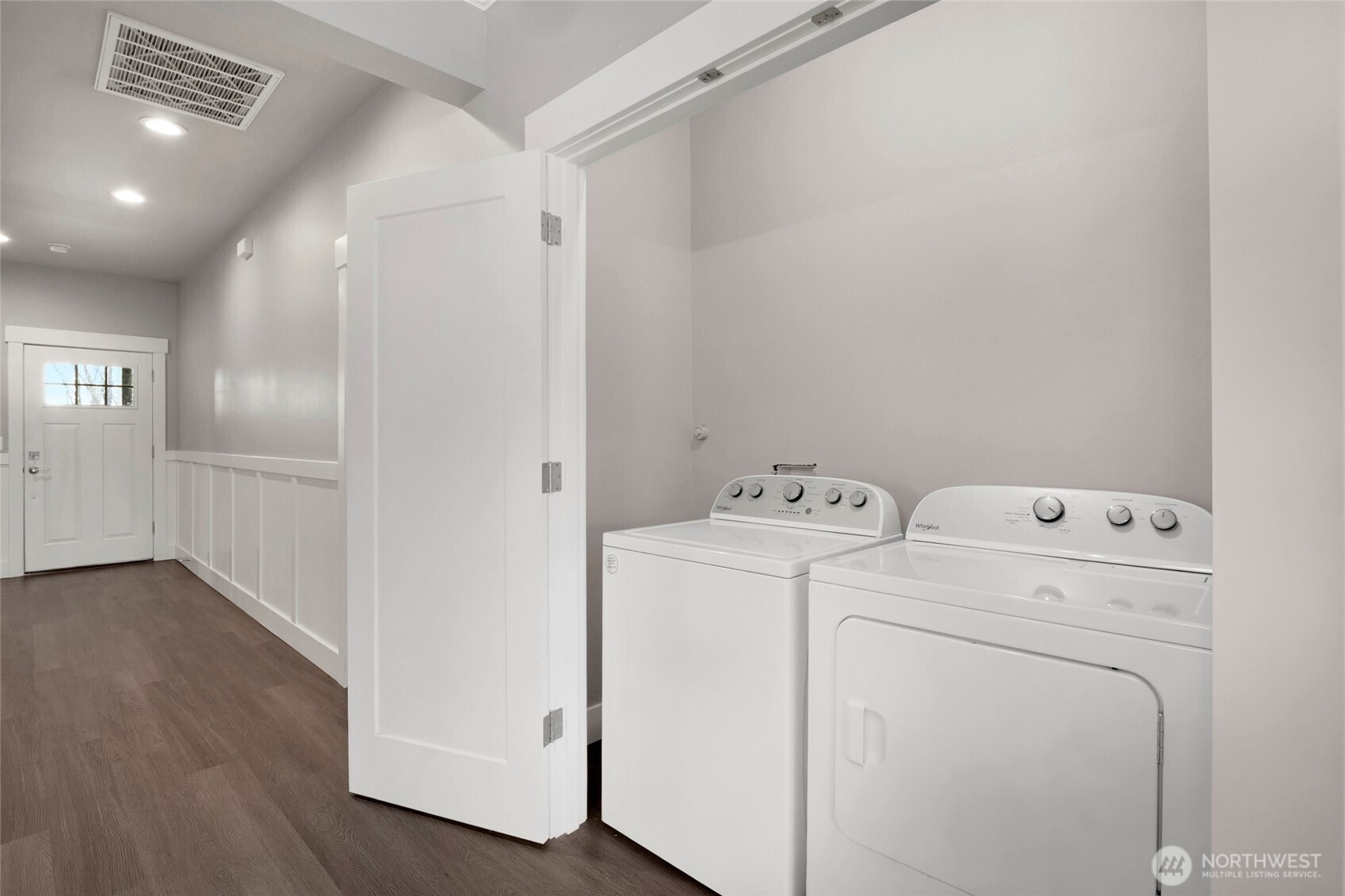 1213 Rd F .2 Northeast, Unit A&B Moses Lake, WA 98837 - Photo 32 of 37 a view of storage room with washer and dryer