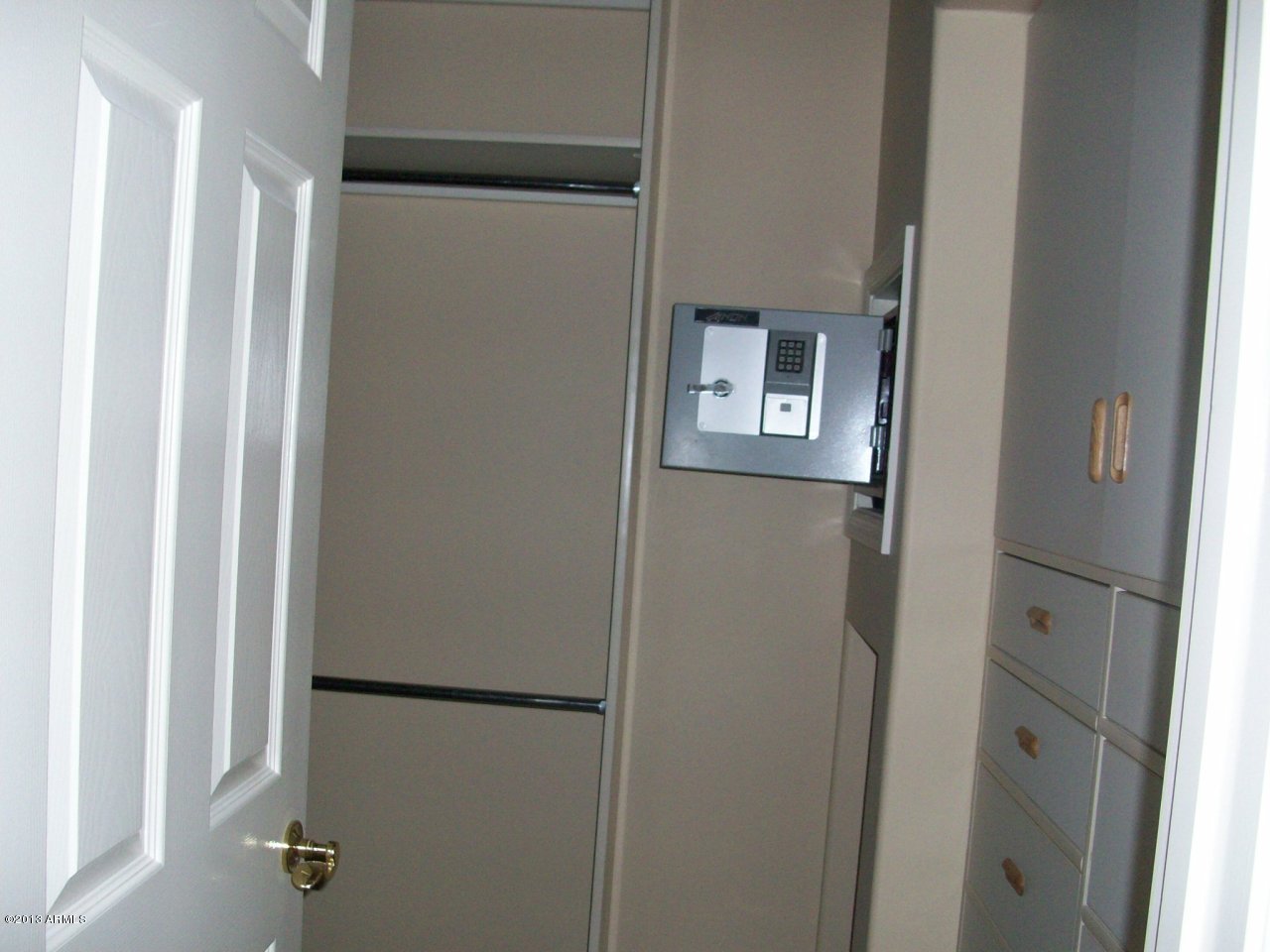 19118 East Poco Rio Drive Rio Verde, AZ 85263 - Photo 29 of 50 Master closet with safe