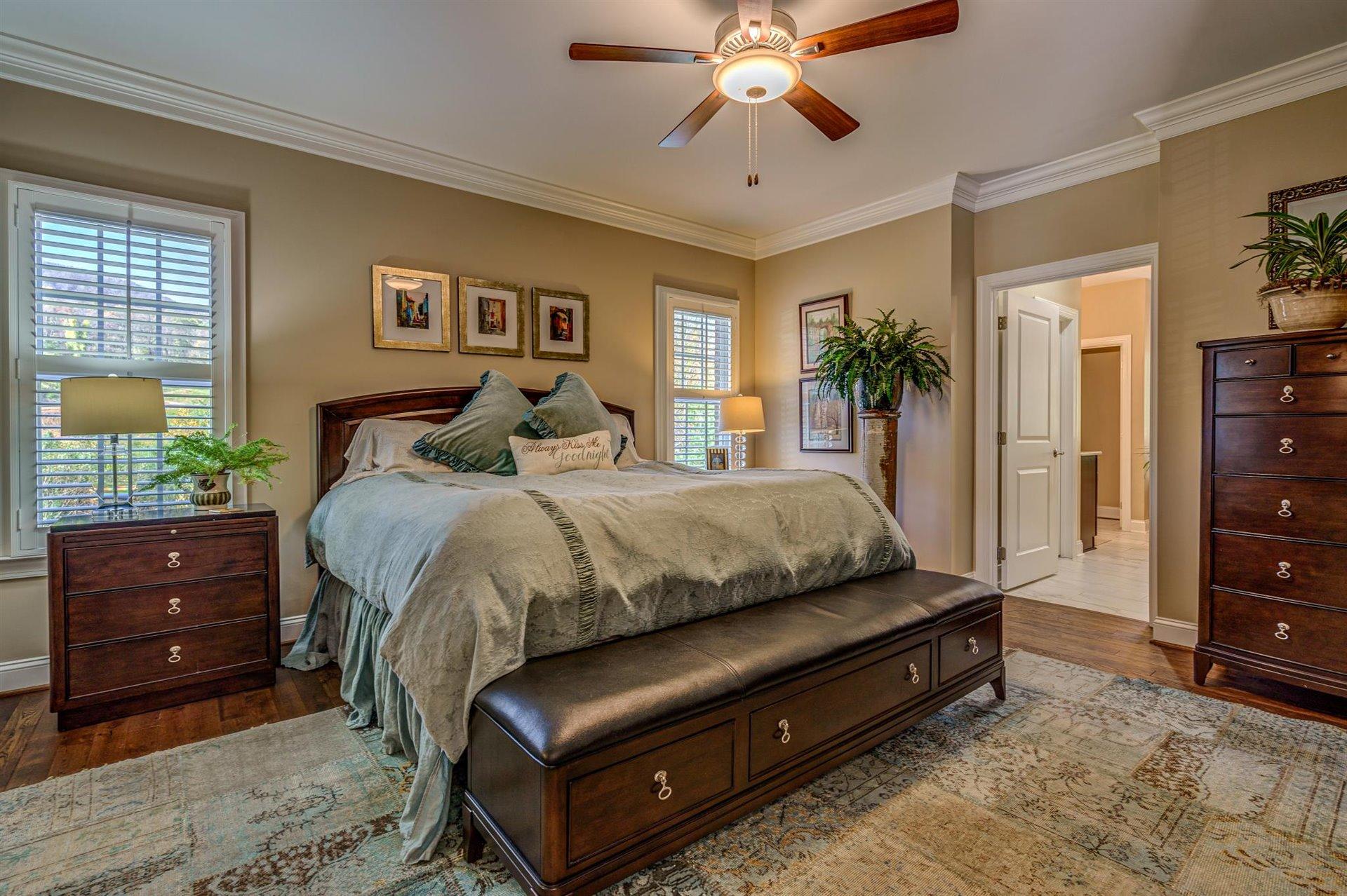 6989 Fairway Ridge Road Salem, VA 24153 - Photo 22 of 51 a bedroom with a bed and a dresser
