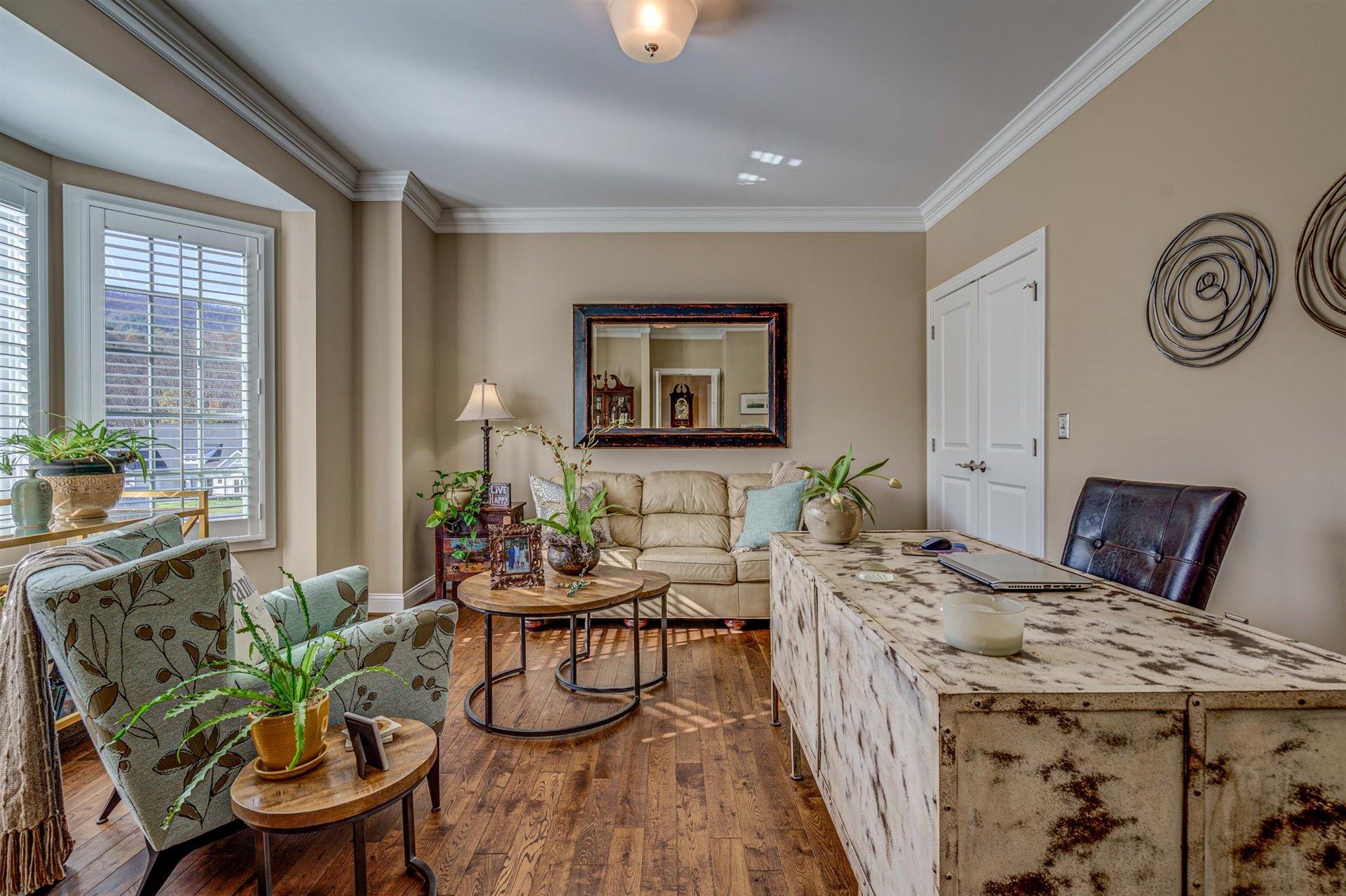 6989 Fairway Ridge Road Salem, VA 24153 - Photo 10 of 51 a view of a dining room with furniture window and wooden floor