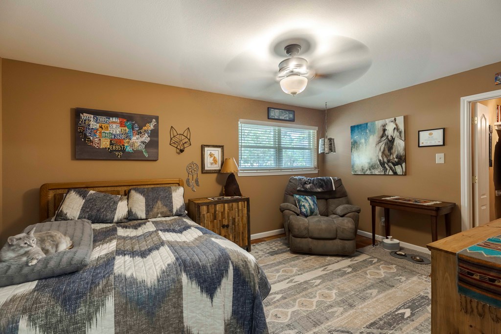 116 Ridge Road West Ingram, TX 78025 - Photo 30 of 65 a bedroom with furniture and a window