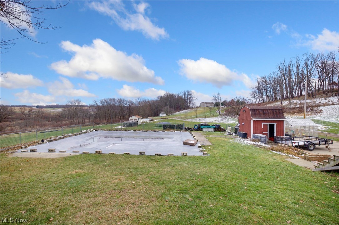 6322 Homeworth Road Homeworth, OH 44634 - Photo 35 of 36 View of yard featuring an outdoor structure and a rural view