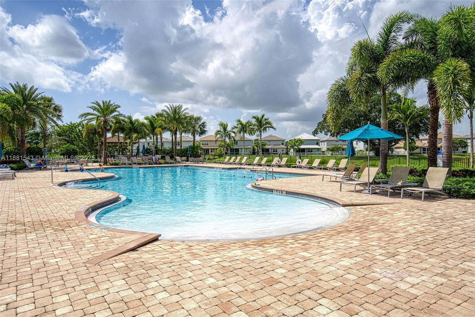 5060 Eucalyptus Drive, Unit 2 Hollywood, FL 33021 - Photo 15 of 43 a view of swimming pool with seating space