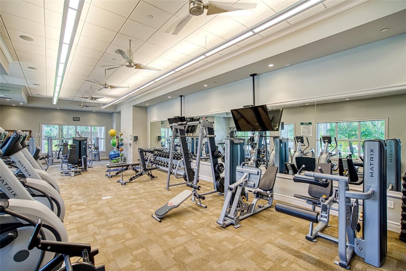 5060 Eucalyptus Drive, Unit 2 Hollywood, FL 33021 - Photo 28 of 43 a view of a room with gym equipment