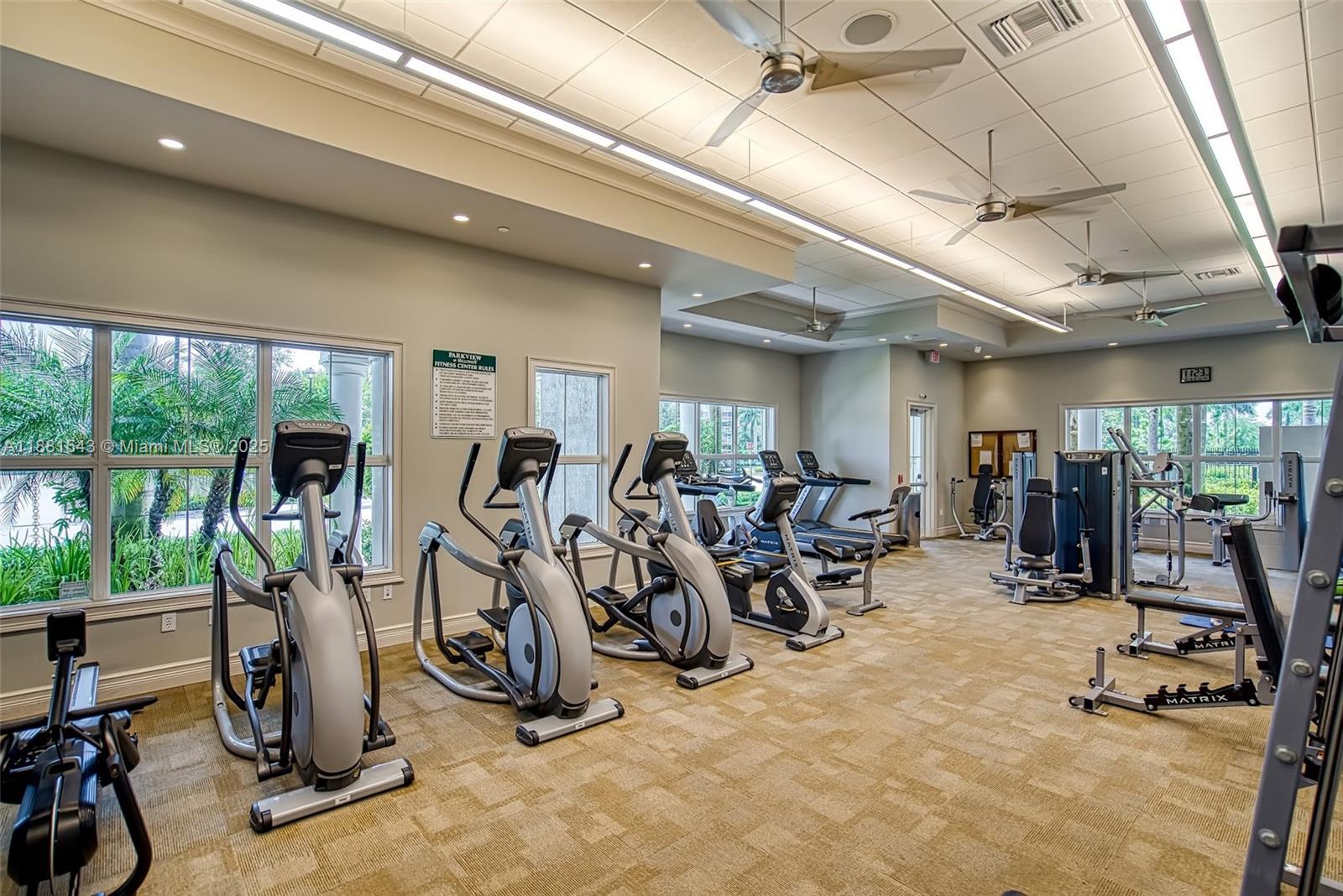 5060 Eucalyptus Drive, Unit 2 Hollywood, FL 33021 - Photo 29 of 43 a view of a room with gym equipment