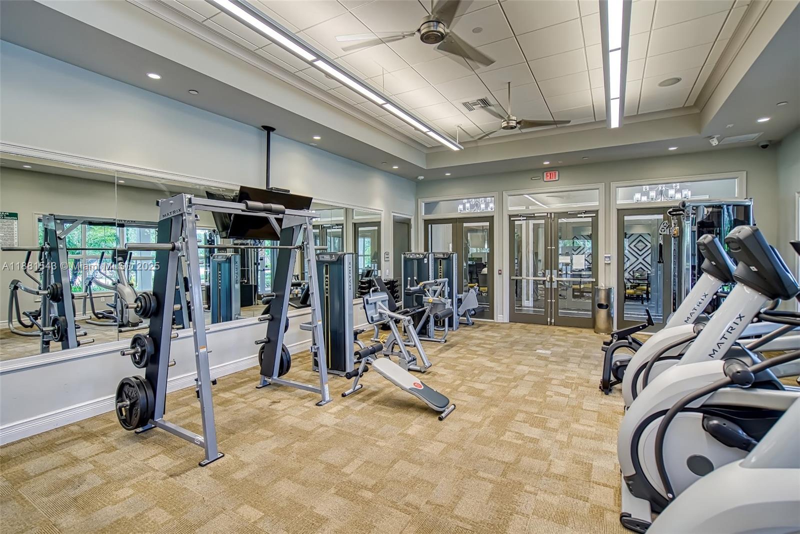 5060 Eucalyptus Drive, Unit 2 Hollywood, FL 33021 - Photo 30 of 43 a view of a room with gym equipment