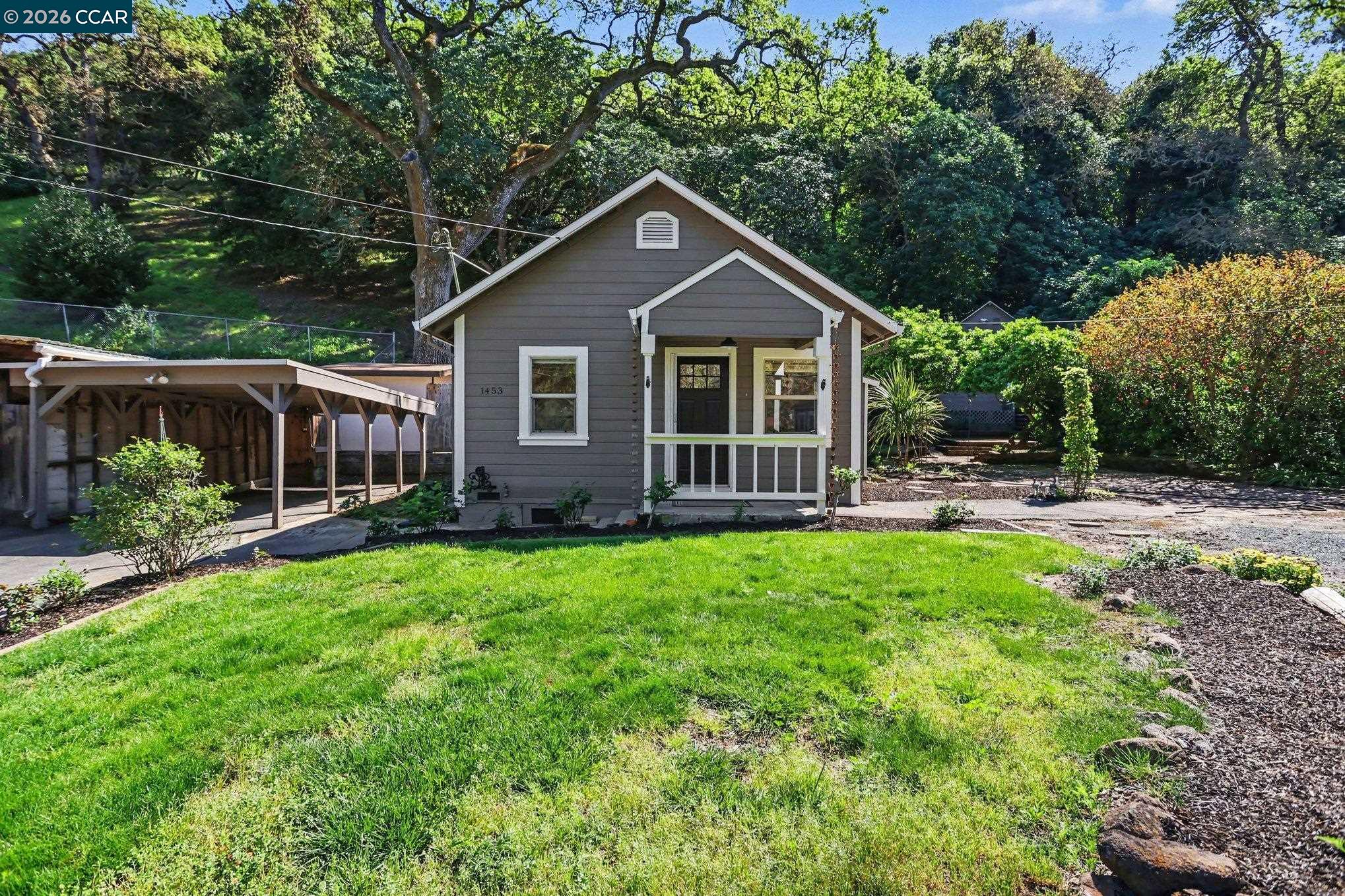 1451 Franklin Canyon Road Martinez, CA 94553 - Photo 27 of 45 a front view of house with yard and green space