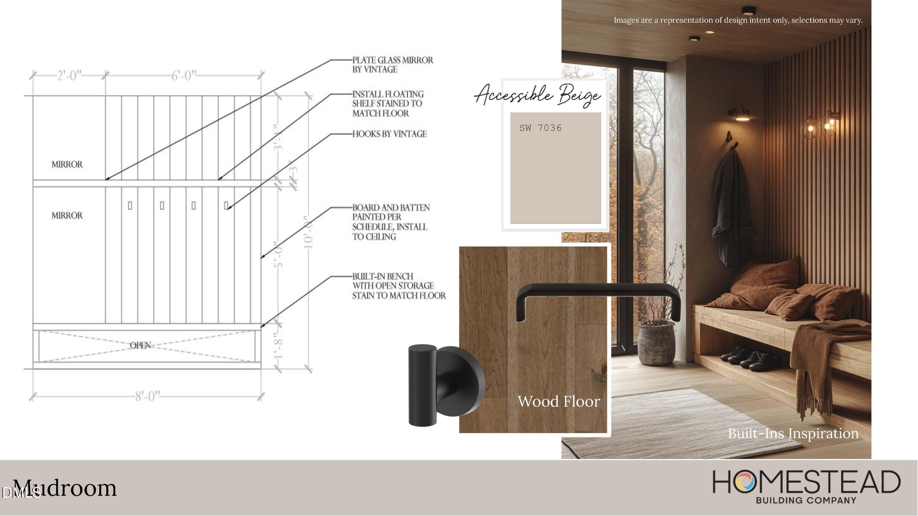 961 Wimbleton Drive Raleigh, NC 27609 - Photo 27 of 38 a picture of a bench in a room