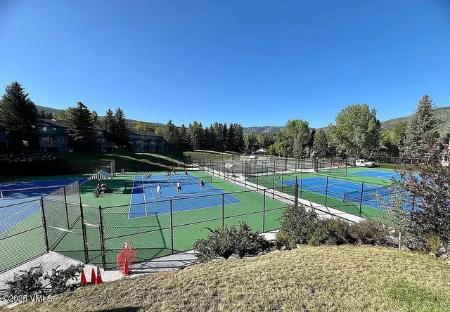 a view of a tennis court