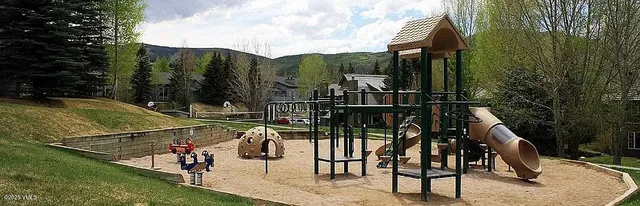 a view of outdoor seating space