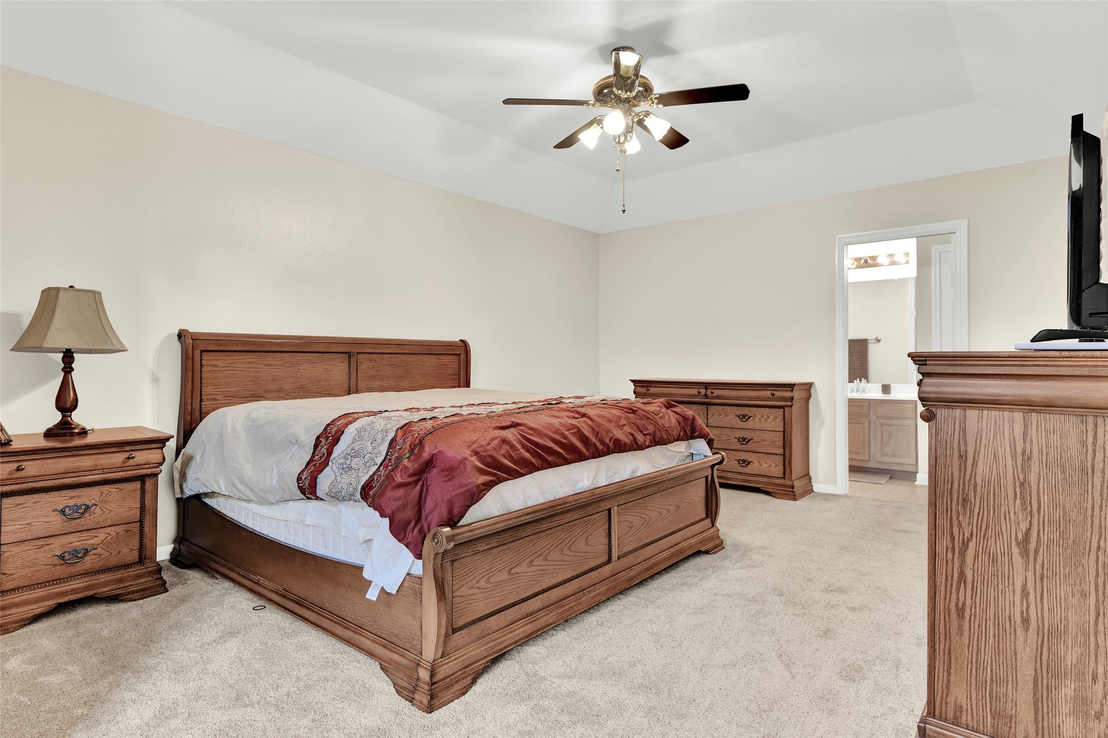 14420 Walters Road, Unit 16 Houston, TX 77014 - Photo 21 of 27 secondary master upstairs with king bed