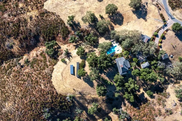 a view of a bird of mountains