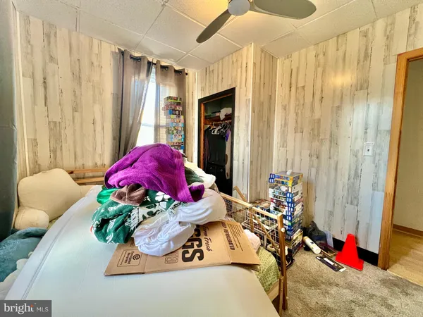 a room with furniture and a window