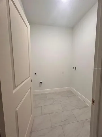 a balcony with a bench