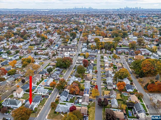 an aerial view of city