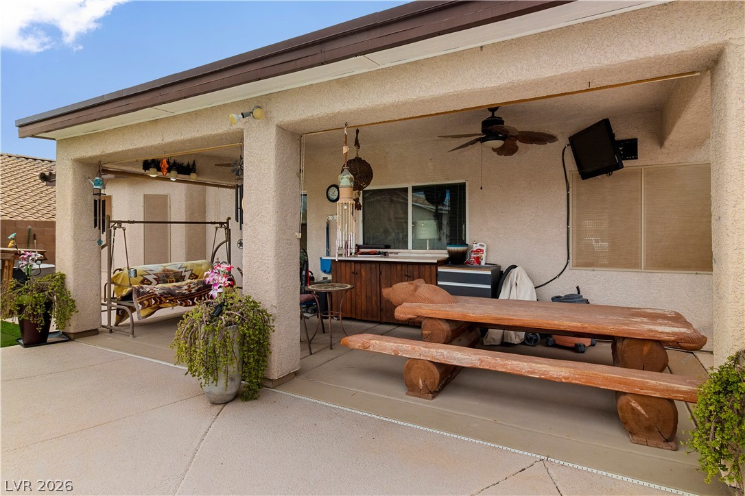 2516 Morrow Ridge Place Laughlin, NV 89029 - Photo 54 of 93 View of patio / terrace with a ceiling fan
