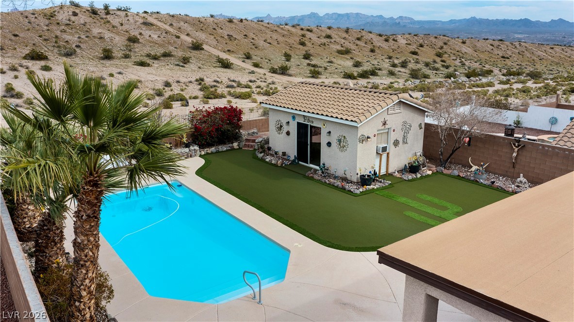 2516 Morrow Ridge Place Laughlin, NV 89029 - Photo 78 of 93 Bird's eye view of a pool