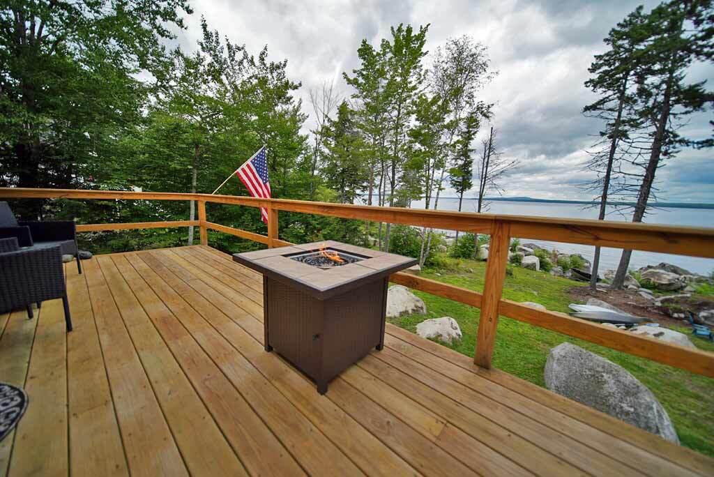 387 Boulder Road Danforth, ME 04424 - Photo 24 of 79 deck-maine-lake-view