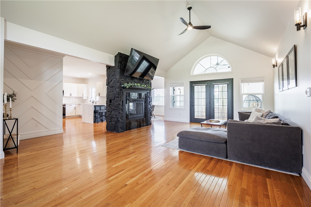 10181 Francis Road Bethany, NY 14020 - Photo 2 of 46 Living Room with real hardwood floors and two-side