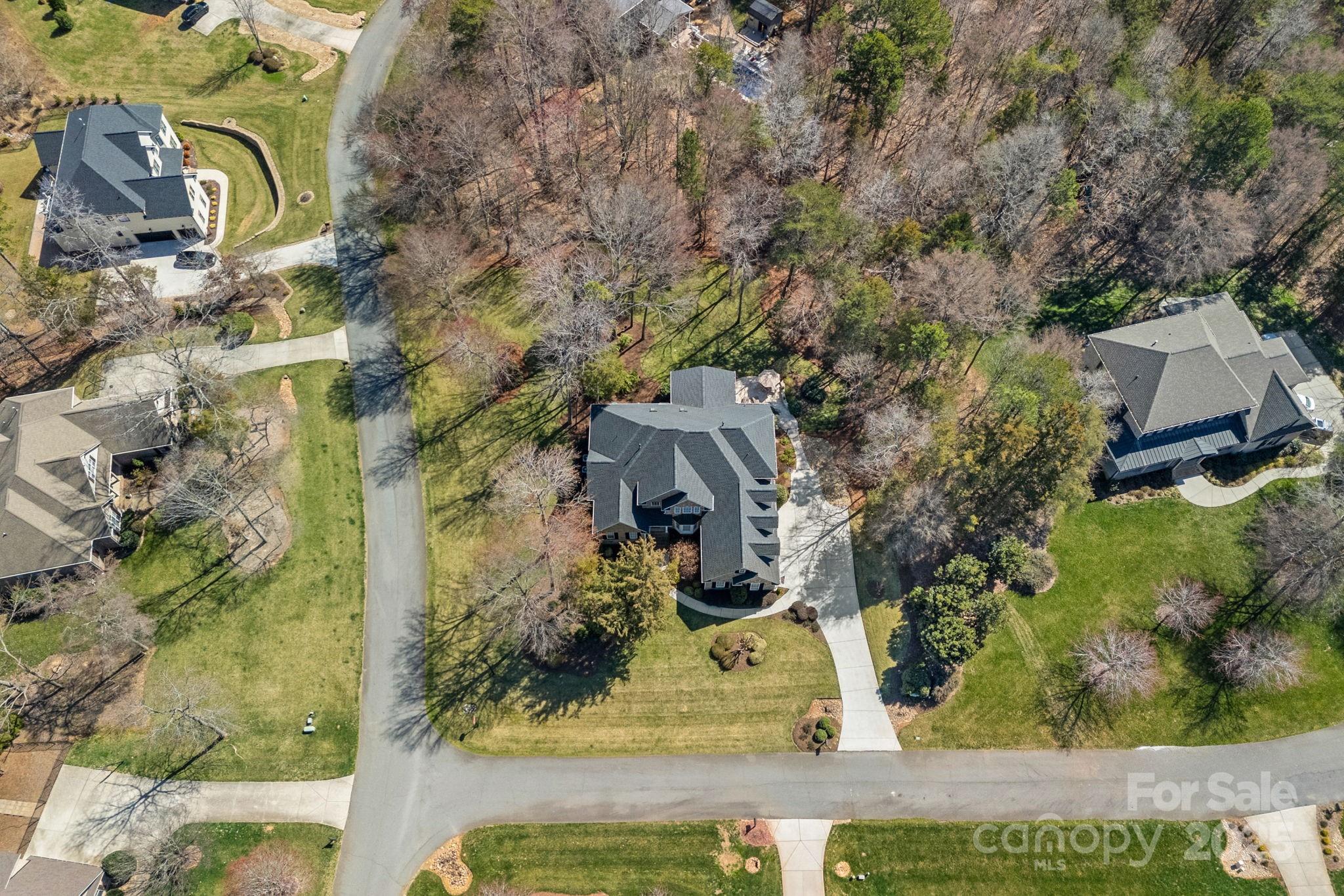 105 Elizabeth Brook Drive Davidson, NC 28036 - Photo 42 of 43 an aerial view of a house with a yard